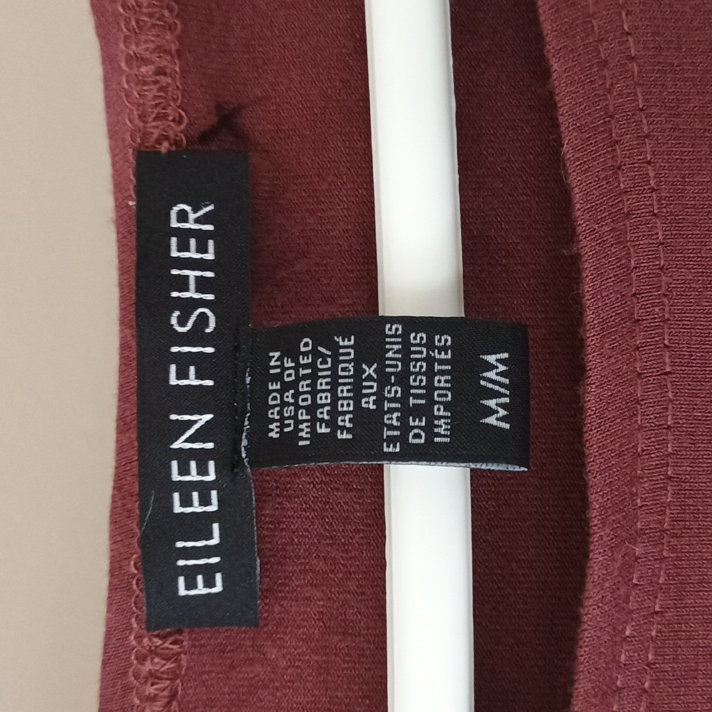 Eileen Fisher Mauve Long Sleeve Dress - Picture 2 of 3